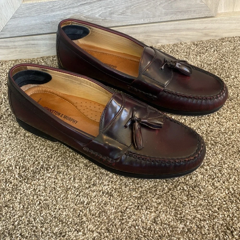 Johnston & Murphy Hayes Tassel Loafer 10.5